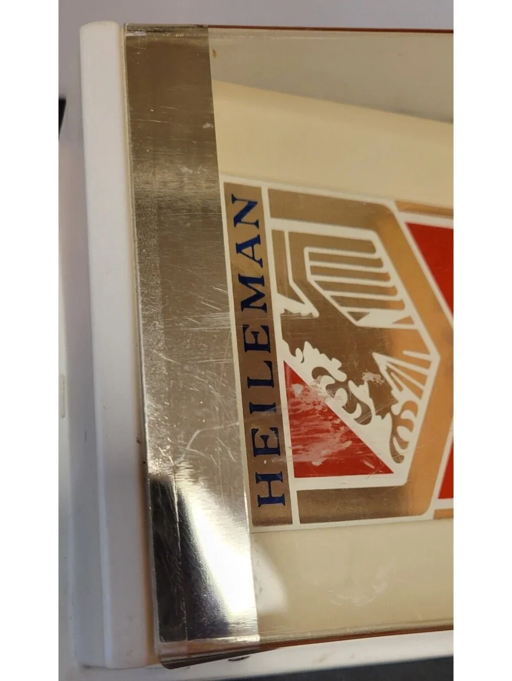 Vtg Bar Liquor Store Heileman Light Beer Sign Wall Display 16.5